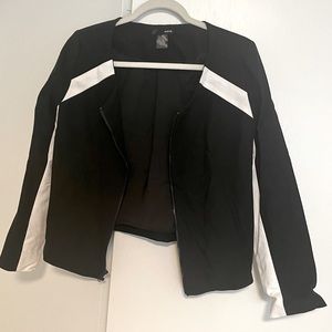 Aqua brand black fitted blazer jacket
